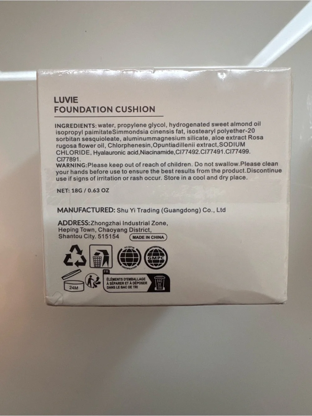 2- NIB Luvie Glow Foundation Cushion 